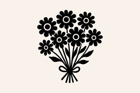 Flower Bouquet Clipart Vector Design Review