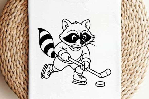 Raccoon Hockey Silhouette: Embroidery Review