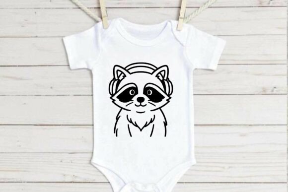 Raccoon Wearing Headphone Embroidery Review