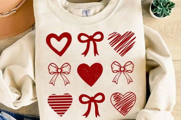 Retro Coquette Valentine Bow SVG PNG Review for Real Projects
