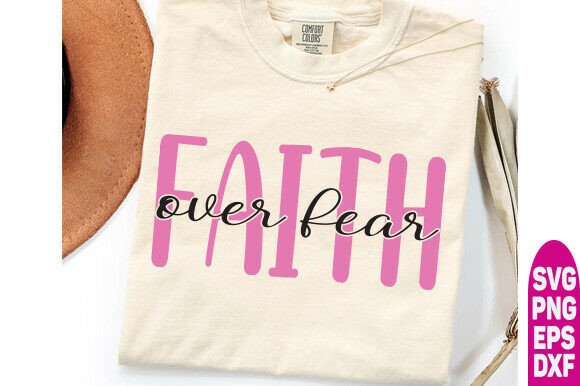 Retro Faith Over Fear Svg, Preppy Christ Review