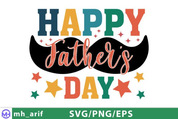 Retro Happy Father s Day SVG PNG Design