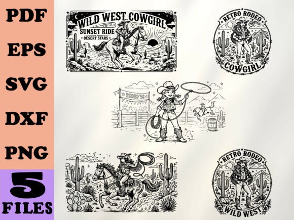 Retro Rodeo Western Cowgirl SVG Review
