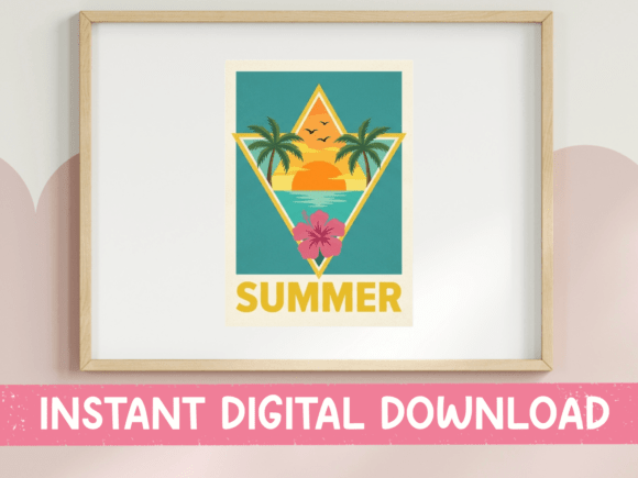 Retro Summer Tropical Badge SVG Embroidery Review