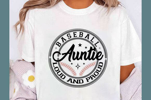 Retro Vintage Baseball Auntie SVG PNG Review for Real Projects
