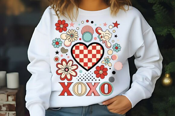 XOXO Retro Checkered Heart Floral SVG Review for Real Projects